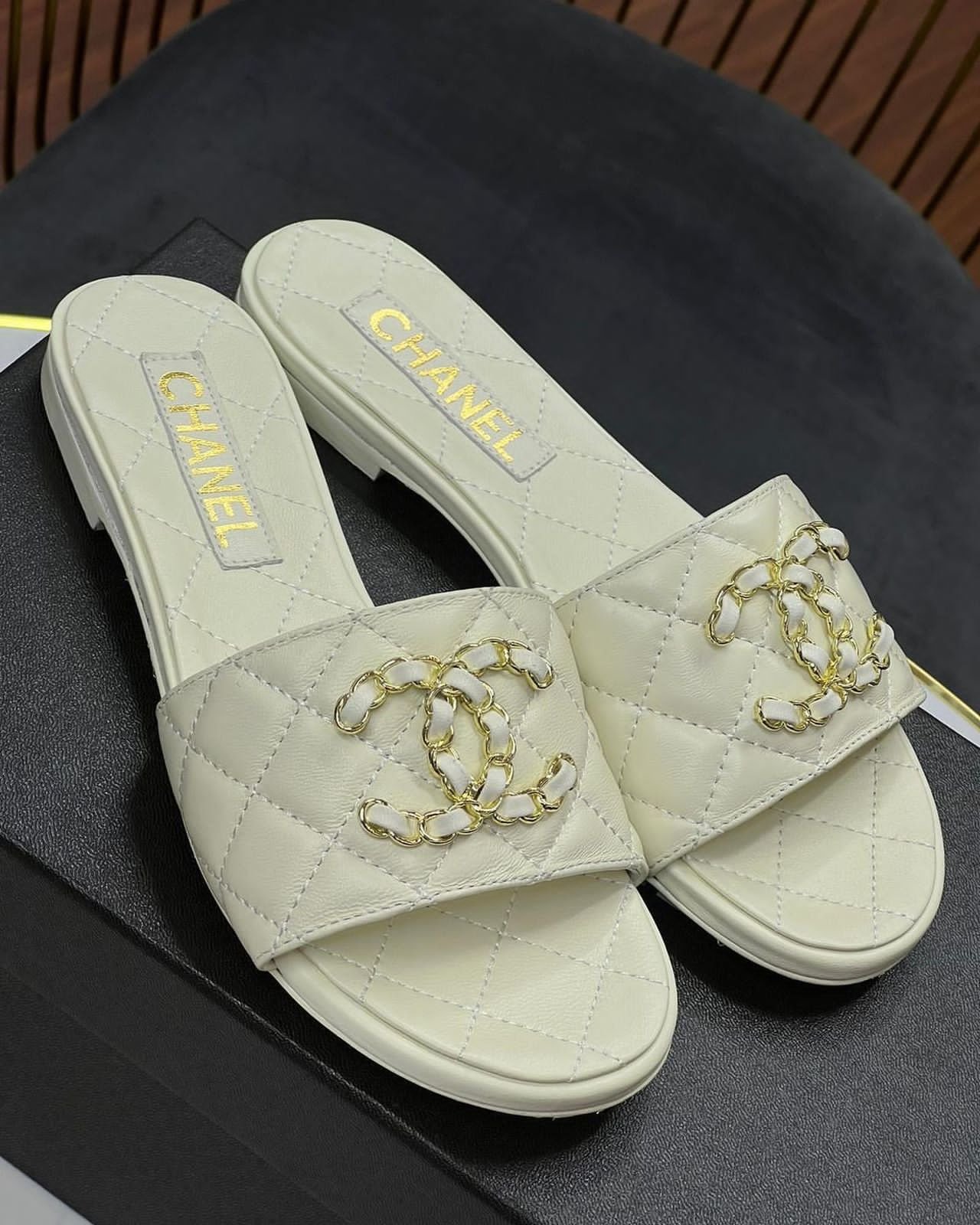 Chanel Flat Slides Chanel Flat Slides