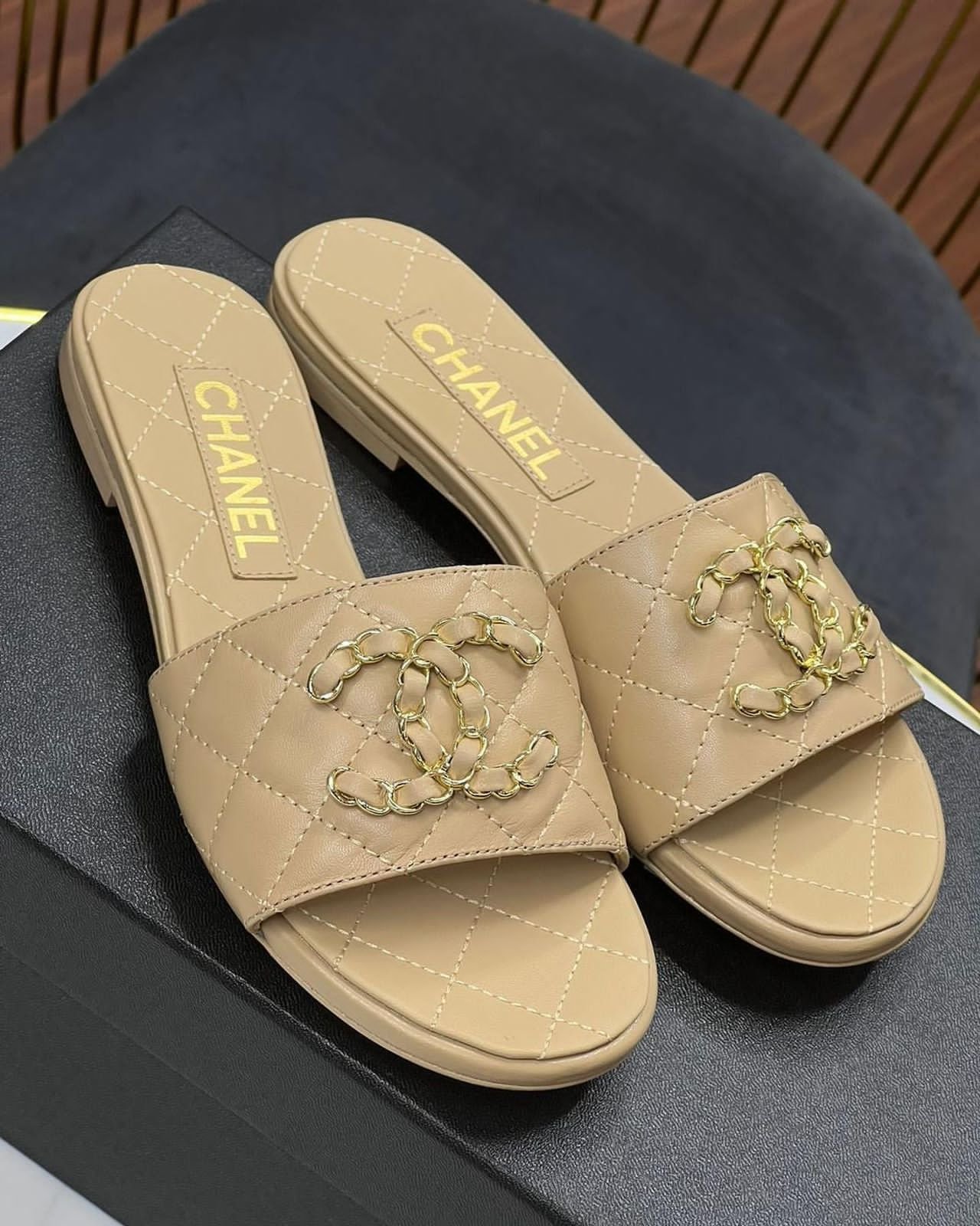 Chanel Flat Slides Chanel Flat Slides