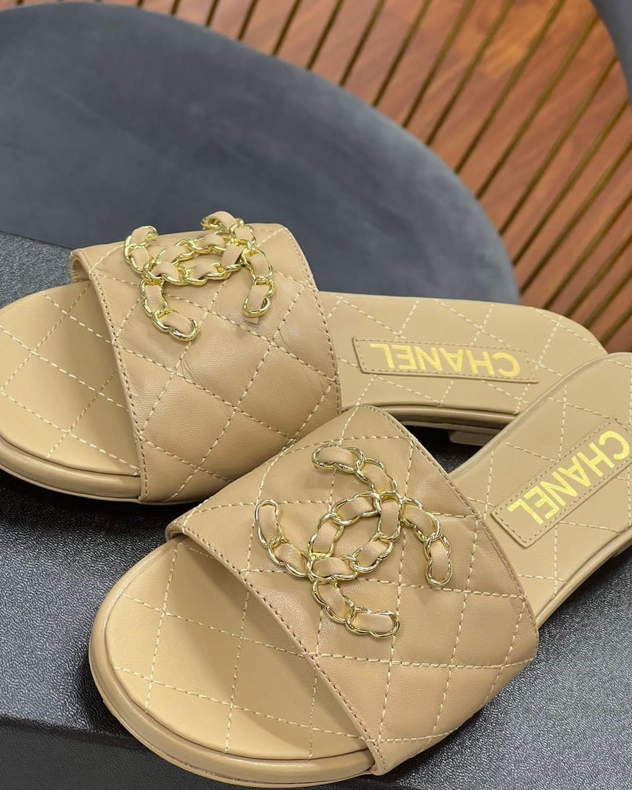 Chanel Flat Slides Chanel Flat Slides