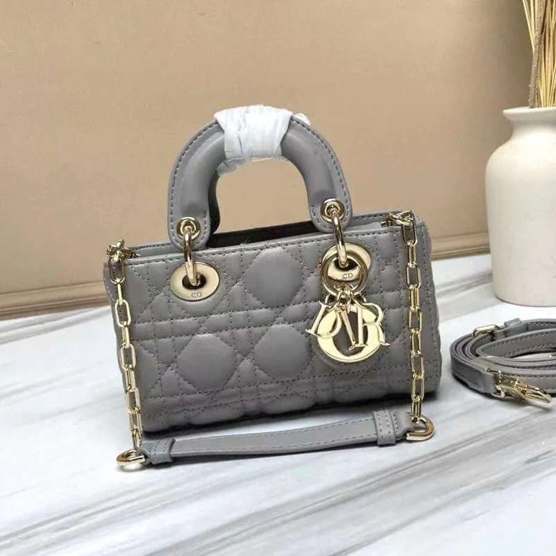 Dior Lady D-JOY Latte Cannage Lambskin Micro Bag Dior Lady D-JOY Latte Cannage Lambskin Micro Bag