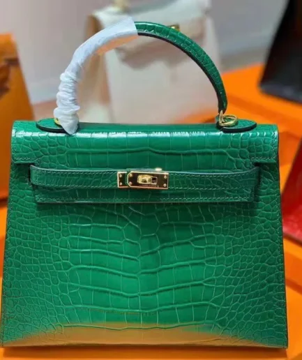 Hermes Kelly 25 Alligator Bag